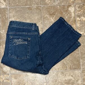 Harley-Davidson denim capris